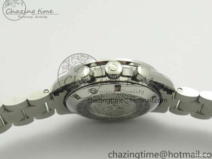 0419 Durable Speedmaster Professional SS OMF Best Edition Black Dial on SS Bracelet Manual Winding Chrono Movement 7995